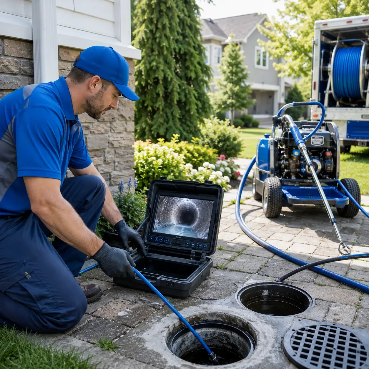 Outdoor drain cleaning professionals serving Clemons, NY